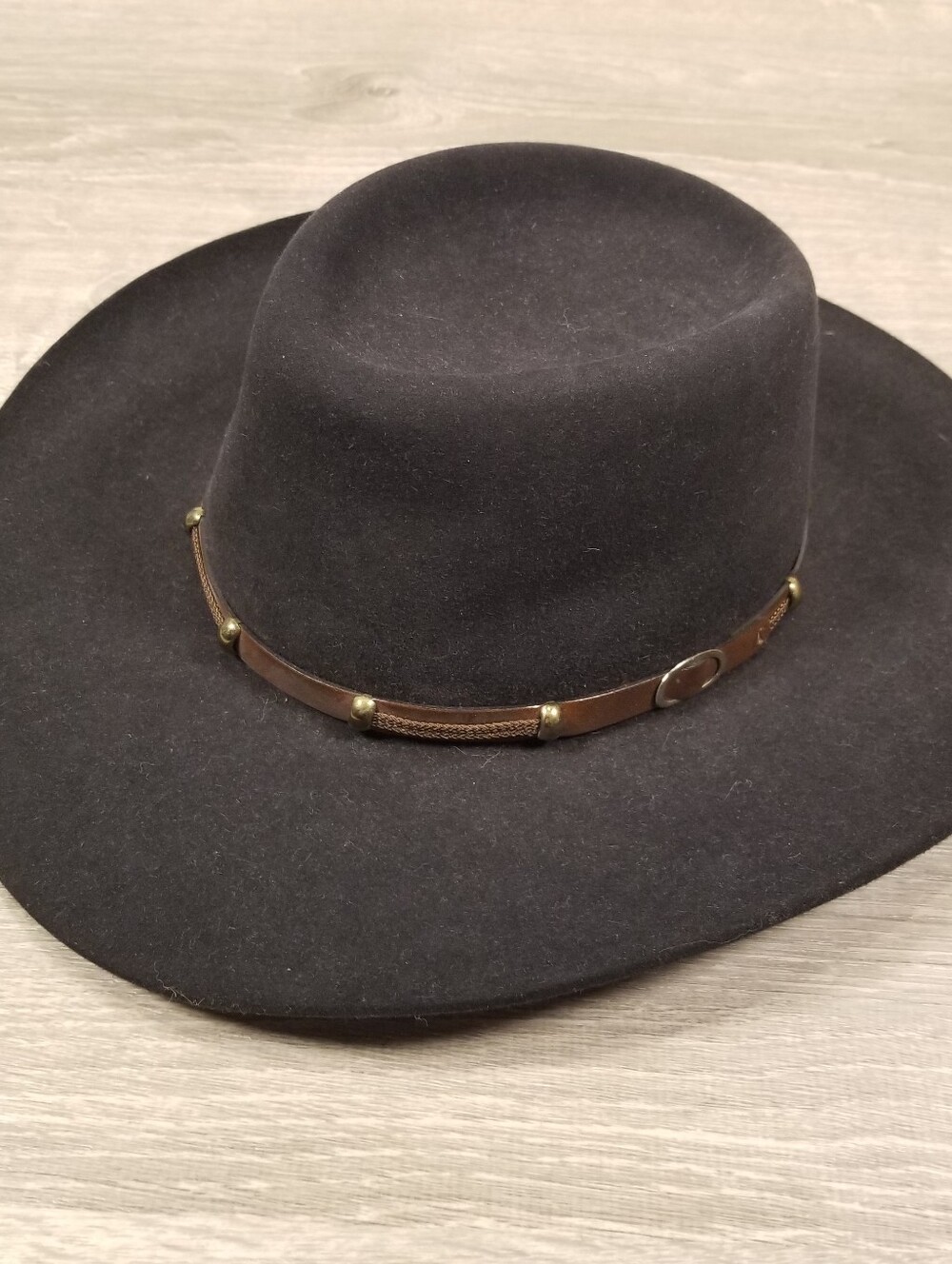 Akubra The Boss 1096 Fur Felt Western Cowboy Hat Gray Size 7 Australia (56)